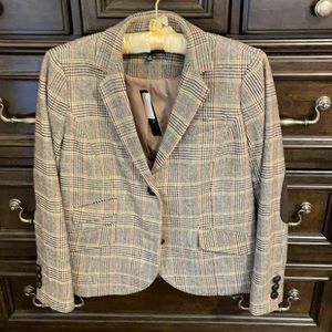 Talbots Tweed style coat. Wool blend. New with tags. Size 6P
